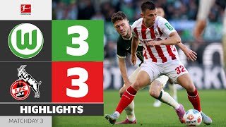 DRAW OF THE SEASON?!  | VFL WOLFSBURG - 1. FC KÖLN | Highlights | Matchday 3 – Bundesliga 2025/26