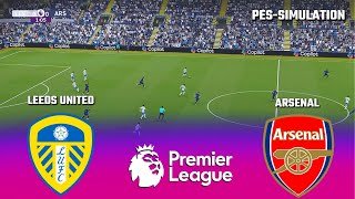 Leeds United vs Arsenal - Premier League | PES 21 Simulation