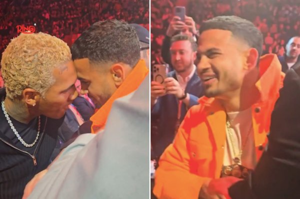 Conor Benn and welterweight rival pulled apart at New York fight