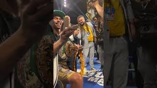 Shakur Stevenson Proposes to Long Time Girlfriend #shorts