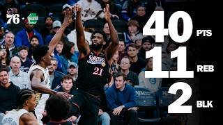 Joel Embiid DROPS FORTY on Pelicans