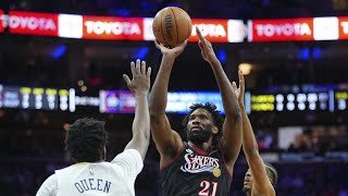 Highlights: Embiid drops 40, 76ers top Pelicans