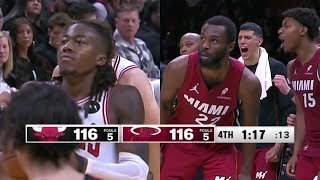 Final 3:19 WILD FINISH In Bulls vs Heat | January 31, 2026