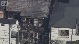 杉並区の住宅街で火事　6軒焼け1人死亡　火元の住宅の90代女性と連絡取れず　警視庁(2026年1月6日)