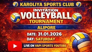 KAROLIYA SPORTS CLUB INVITATION VOLLEYBALL TOURNAMENT 31/01/2026