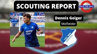 Scouting Report: Dennis Geiger (Midfielder, Hoffenheim/Germany)