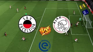Excelsior vs Ajax | Eredivisie 2025/2026 - Efootball/PES Gameplay