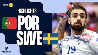 Portugal vs Sweden | Highlights | 5/6 Placement Match | Men's EHF EURO 2026