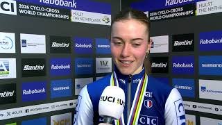 Cyclo-cross - UCI Rabobank World Championships 2026 - Lise Revol 2nd and Silver in Junior category
