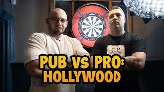 I JUST BEAT CHRIS DOBEY AT DARTS! After he put on a CLINIC in finishing | Pub vs Pro with Hollywood