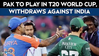 Pak Vs India | Pakistan To Boycott T20 World Cup 2026 Match Against India, But Play In Tournament