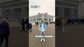 Inter Milan vs Cremonese 🇮🇹⚽️🏟️ #milan #forzainter #intermilan #dimarco #sansiro #milano #italy