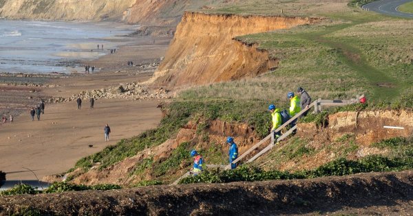 Landslip at popular Island beach prompts emergency response