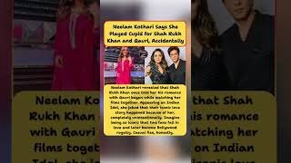 Neelam Kothari Says She Played Cupid for Shah Rukh Khan and Gauri, Accidentally | MADHU SUDDI GLOBAL