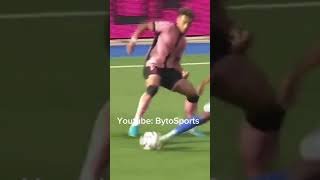 Désiré Doué SKILLS - nutmegged his older brother Guela #doué #desire #psg #football #skills #nutmeg