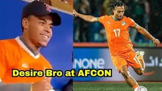 Desire Doue Supports Brother Guela at AFCON