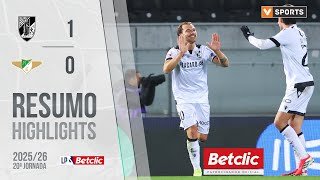 Resumo: Vitória SC 1-0 Moreirense (Liga 25/26 #20)