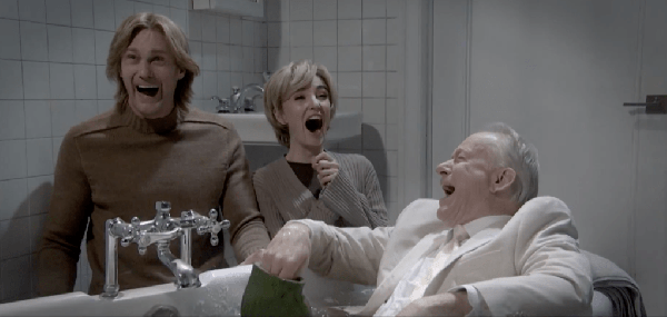 Stellan Skarsgård Supports Alexander Skarsgård During ’SNL  With Cameos In Scandinavian Drama Spoof, ’Immigrant Dad Show  Redux