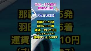 【費用全公開】ANAのSFC修行にかかった費用全公開‼︎プレミアムクラス◯◯回搭乗！
