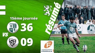 J15 Fédérale1 Peyrehorade sports vs Stade Bagnérais résumé