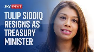 Tulip Siddiq resigns as Treasury minister after becoming embroiled in corruption scandal