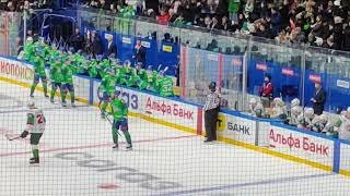 Гол Ливо в большинстве. Салават Юлаев-Ак Барс. КХЛ
