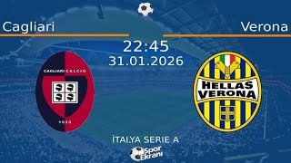 Кальяри - Верона 31.01.2026. [Прогноз] [Дата трансляции]