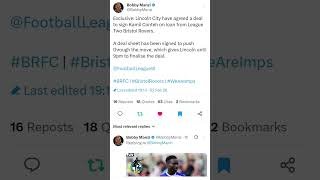 THE IMPS VIEW PODCAST SHOW THE IMPS HAVE AGREED TO SIGN KAMIL CONTEH ON LOAN FROM BRISTOL ROVERS.