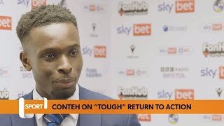 Kamil Conteh speaks after “tough” return to action for Bristol Rovers