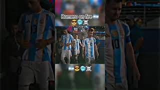 romero on fire 🇦🇷😎☠️🥶 #argentina #football #footballplayer #romero