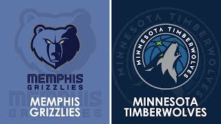 Memphis Grizzlies vs Minnesota Timberwolves NBA Live Scoreboard