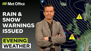 02/02/2026 - Rainy southwest, snowy northeast - Evening Weather Forecast UK – Met Office Weather
