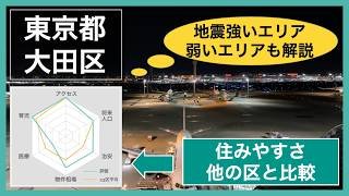 大田区の住みやすさ分析！東京23区の他の区と治安・物件相場など比較！地震リスクも調査