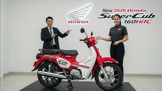 ついに登場！新型2026ホンダ・スーパーカブ160HRC【フルモデルチェンジ】驚きの進化と伝統美が融合した最高傑作！