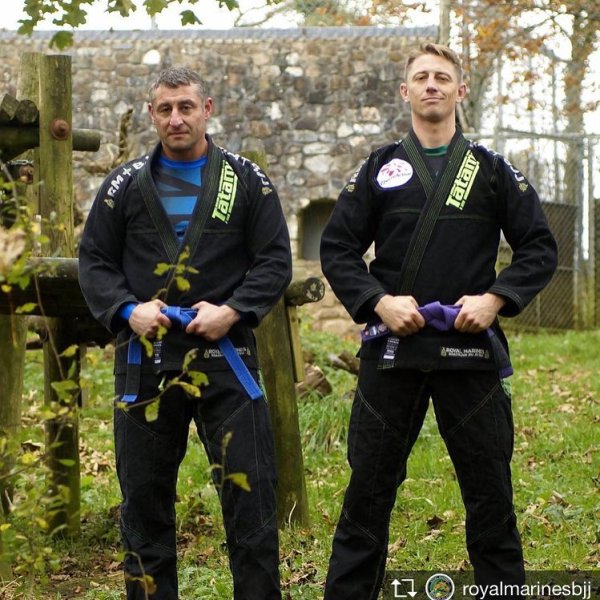 When you hook up with British Royal Marines, and they coo...