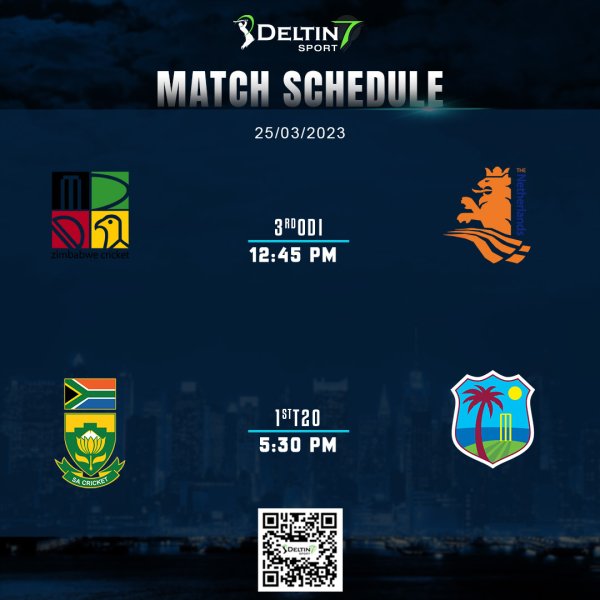 🗓Date: 25 March 2023 

💥Netherlands tour of Zimbabwe, 202...