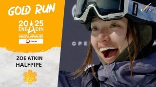 Zoe Atkin put a massive effort for Halfpipe gold | Engadin 2025