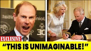 Prince Edward FINALLY REVEALS What Camilla Did Behind Charles’ Back