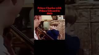 Prince Charles and Prince Edward in 1969 #shorts #princecharles #princeedward #ukroyalfamily