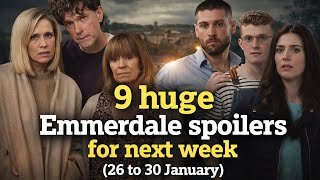 9 huge Emmerdale spoilers for next week (26 to 30 January) | UK spoilers Soaps