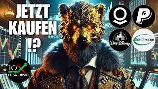 🕵🏼 PALANTIR – PAYPAL – DISNEY – SUPER MICRO 🔎 Jetzt kaufen⁉️ Aktien Analyse - Prognose Kursziele
