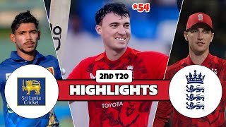 Sri Lanka Vs England 2nd T20 Highlights 2026 | SL Vs ENG 2nd T20 Match Highlights 2026 | SL Vs ENG