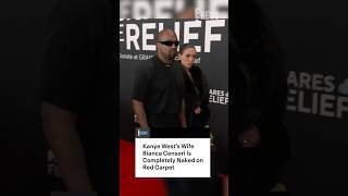 Kanye West and Bianca Censori arrive to the #Grammys. #AwardsSeason