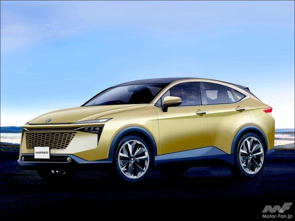 新型トヨタ「ハリアー」のデザイン案を入手！エンジンは新開発の1.5L直4ターボ？初のBEV仕様は700万円超えか…… | Motor-Fan[モーターファン] 自動車関連記事を中心に配信するメディアプラットフォーム