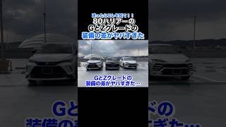 【約47万円の差‼️】迷ったらコレを見て‼️80ハリアーのGとZグレード装備の差がヤバすぎた...#toyota #toyotaharrier #ハリアー