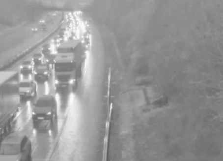 Major motorway closed due to crash near top UK airport