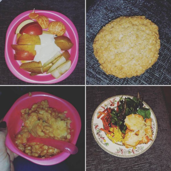 My day in a nutshell! Fruit an free yog for breakfast, 5 ...