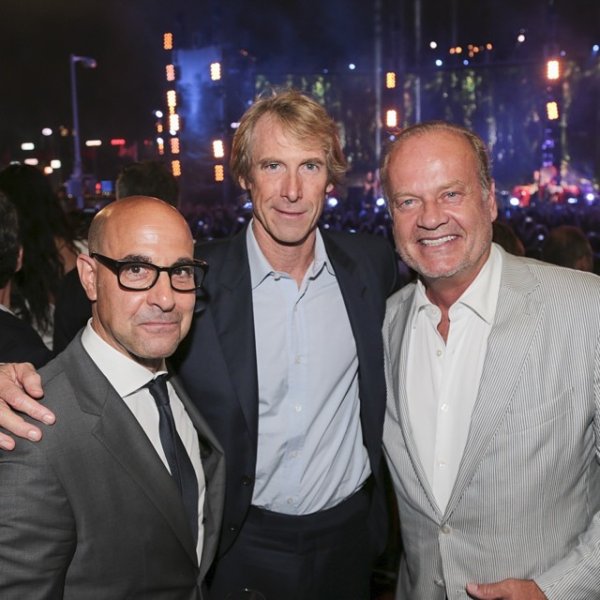 #stanleytucci #michaelbay #kelseygrammer at the #transfor...