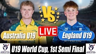 U19 World Cup score | Australia U19 vs England U19 score 1st Semi Final Commentary & Analysis