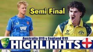 England Vs Australia Highlights Icc U19 World Cup Match 2026 | Eng Vs Aus Highlights